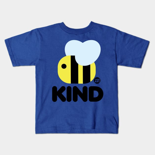 BEE KIND Kids T-Shirt by toddgoldmanart